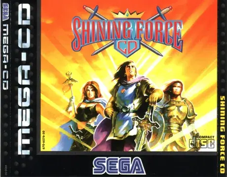 Carátula de Shining Force CD para Mega CD (versión europea)