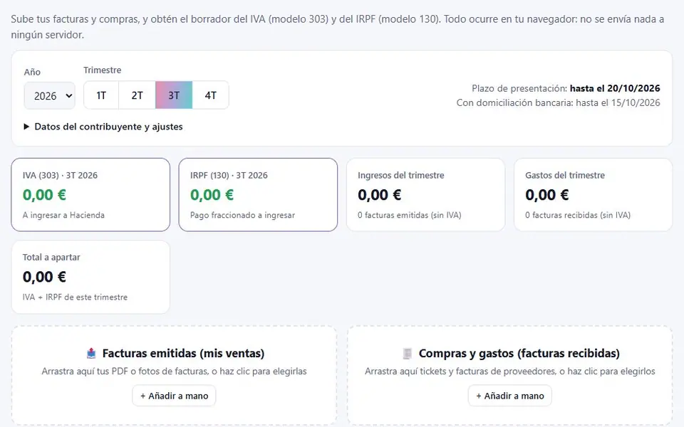 Trimestre de autónomo