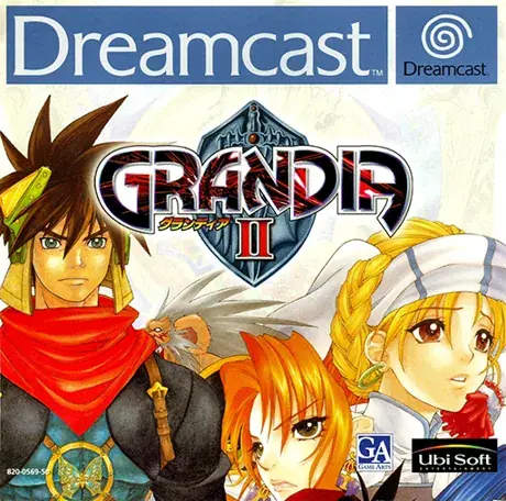 Carátula de Grandia II para Dreamcast (versión europea)