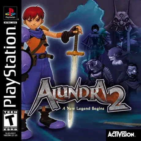 Carátula de Alundra 2: A New Legend Begins para PlayStation (versión USA)