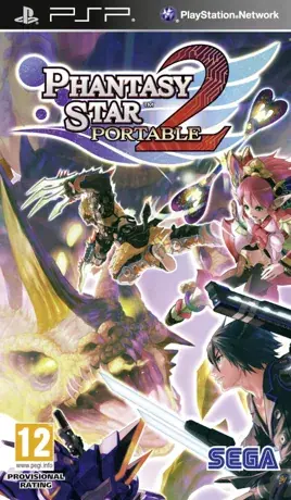 Carátula de Phantasy Star Portable 2 para PSP (versión europea)