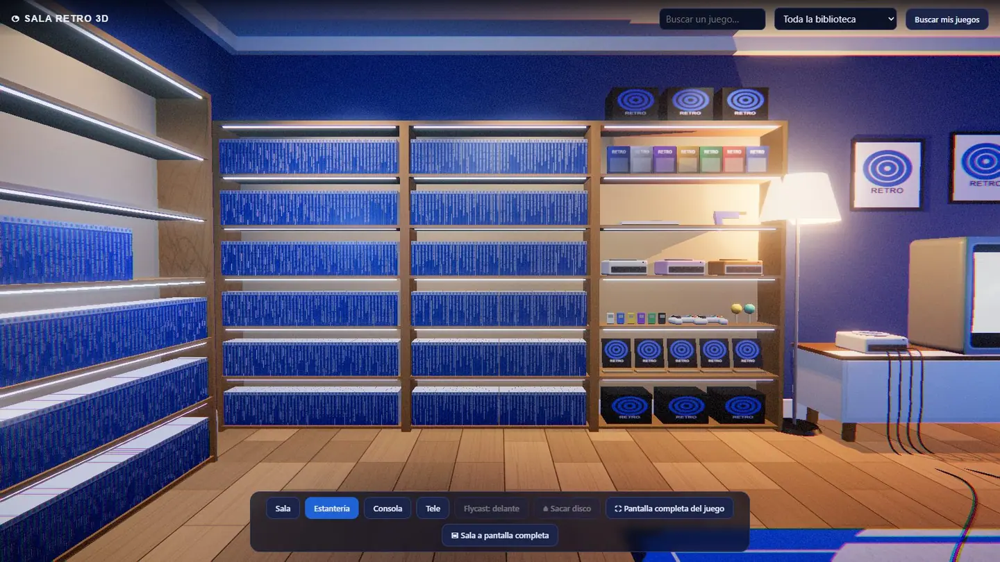 La estantería con las cajas