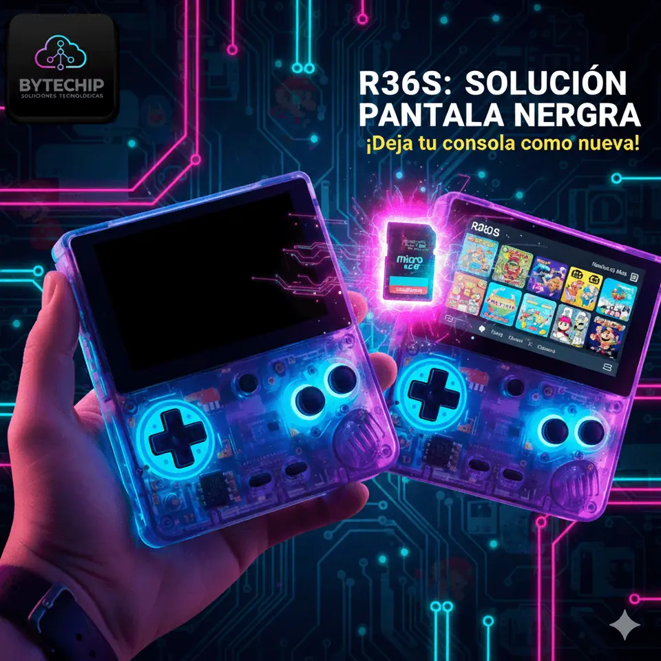 🚀 R36S Pantalla Negra: Guía Definitiva para Instalar ArkOS y Revivir tu Consola
