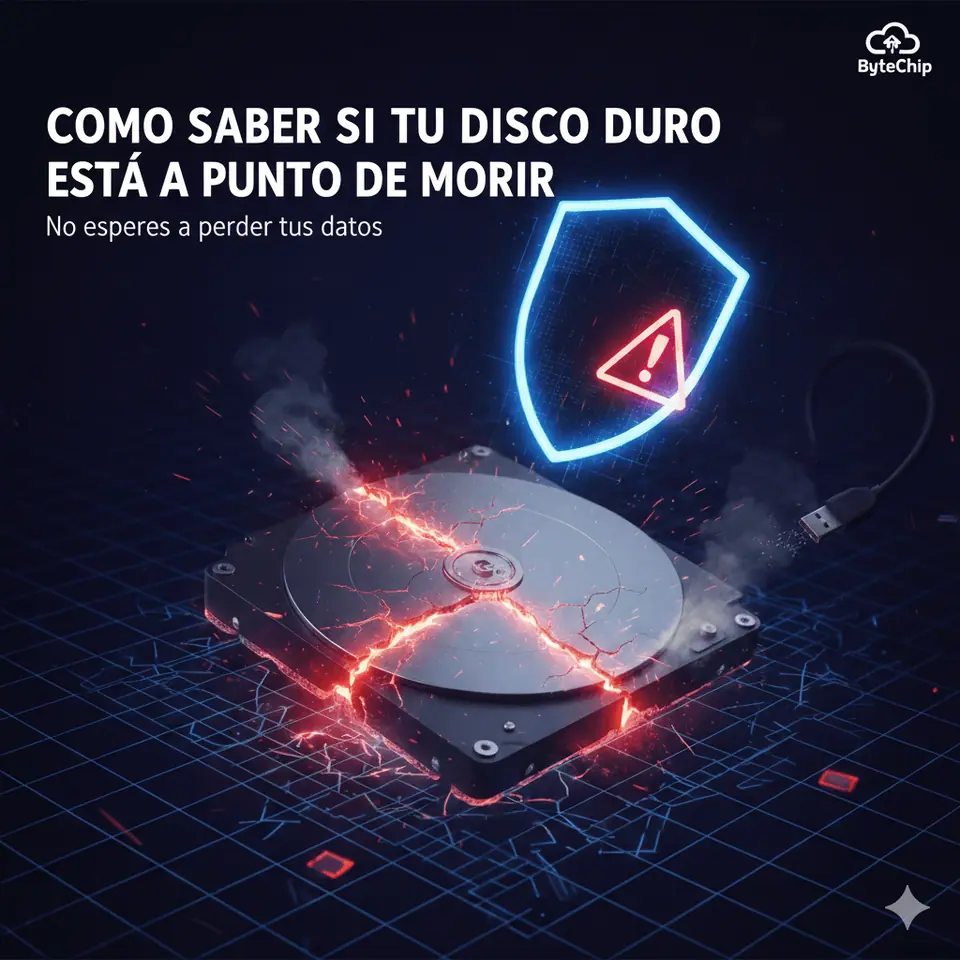 ⚠️ Cómo detectar un disco duro a punto de morir: No esperes a perder tus datos