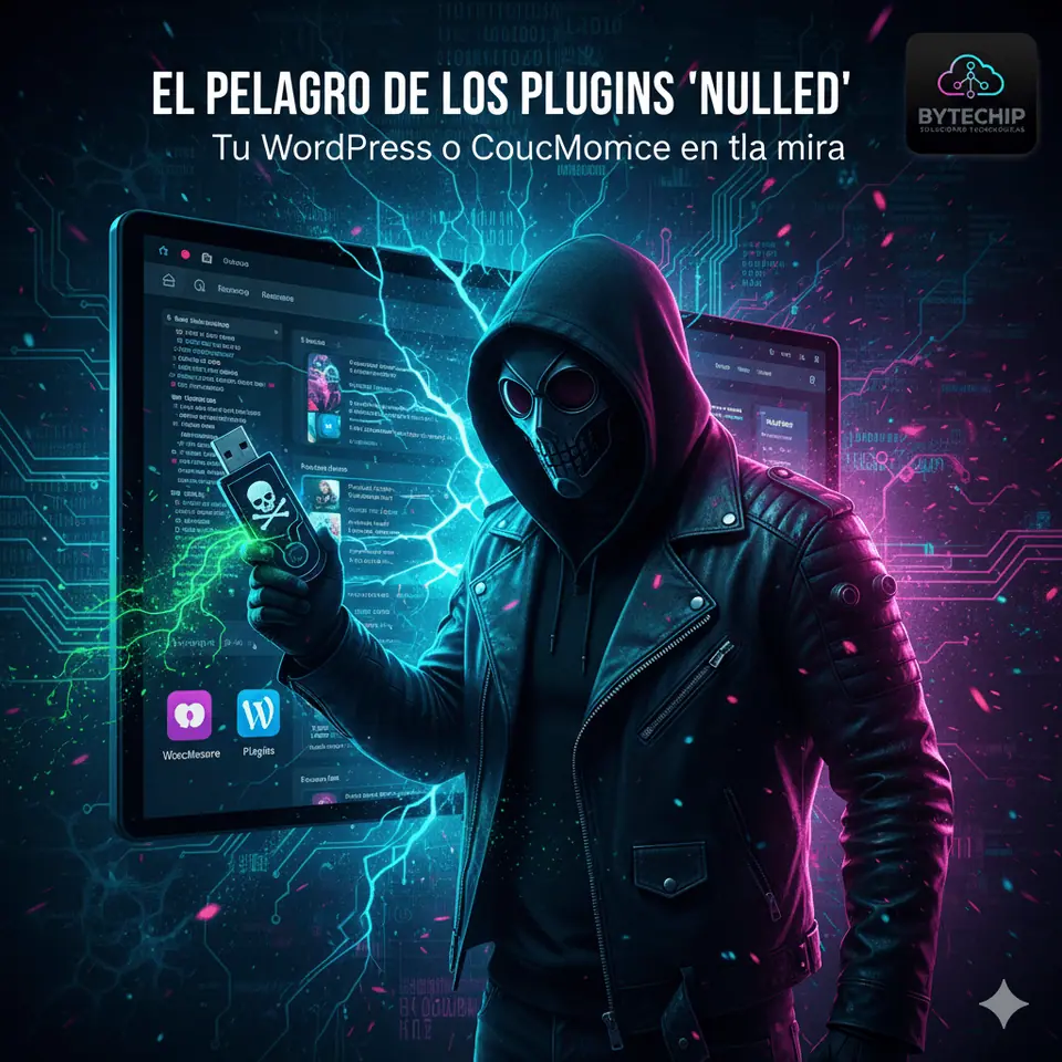 🏴‍☠️ El Peligro de los Plugins «Nulled»: Por qué lo gratuito puede destruir tu WordPress o WooCommerce