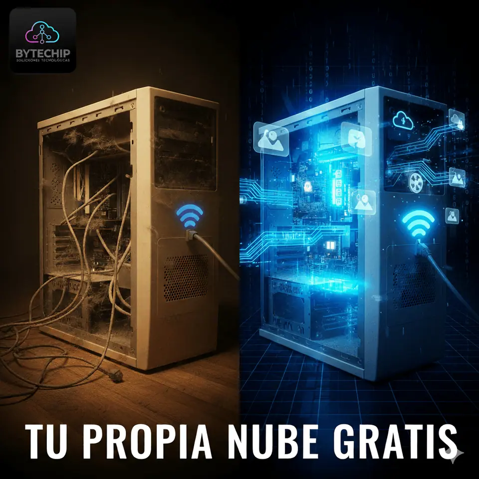 🏠 Servidor NAS casero: No tires tu PC viejo, crea tu propia «Nube» privada