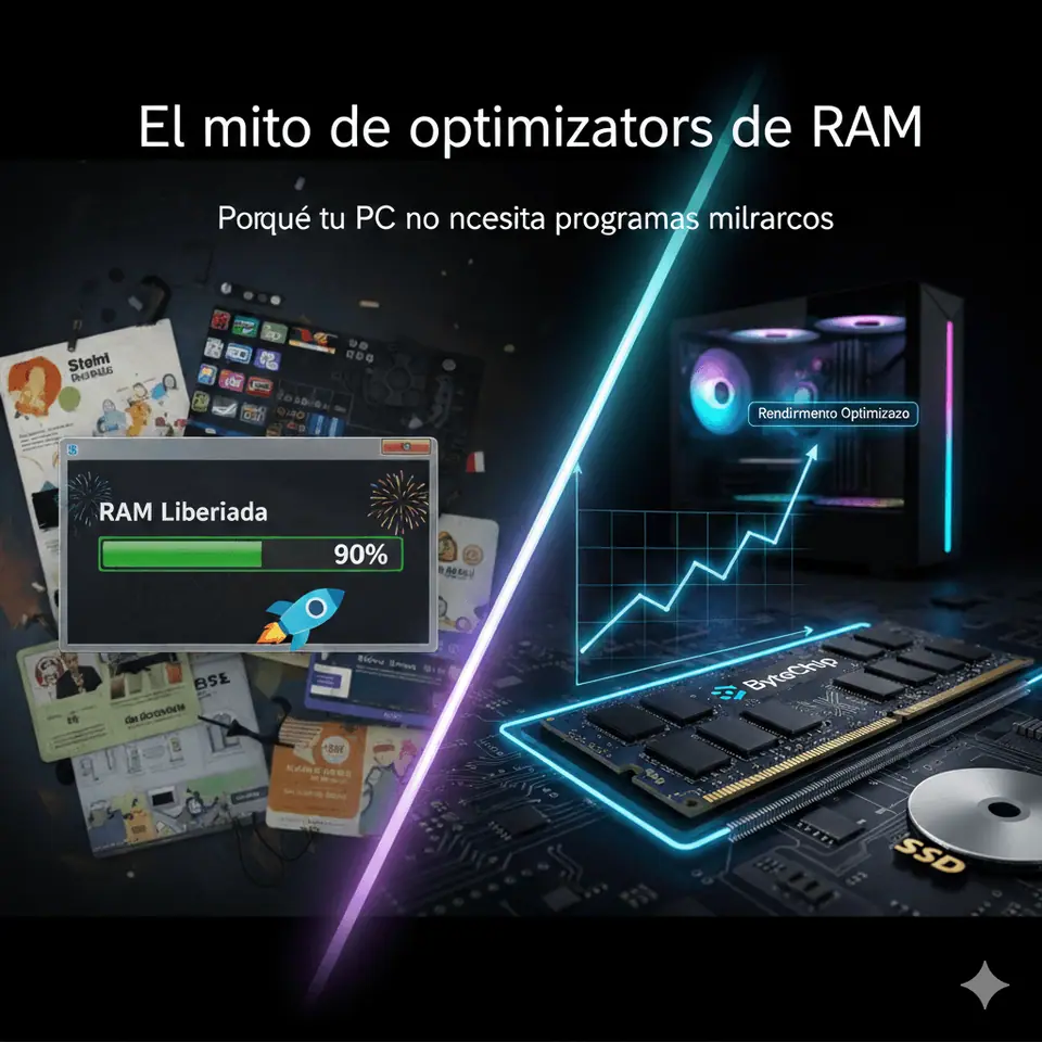 🚀 El mito de los optimizadores de RAM: Por qué tu PC no necesita «programas milagrosos»
