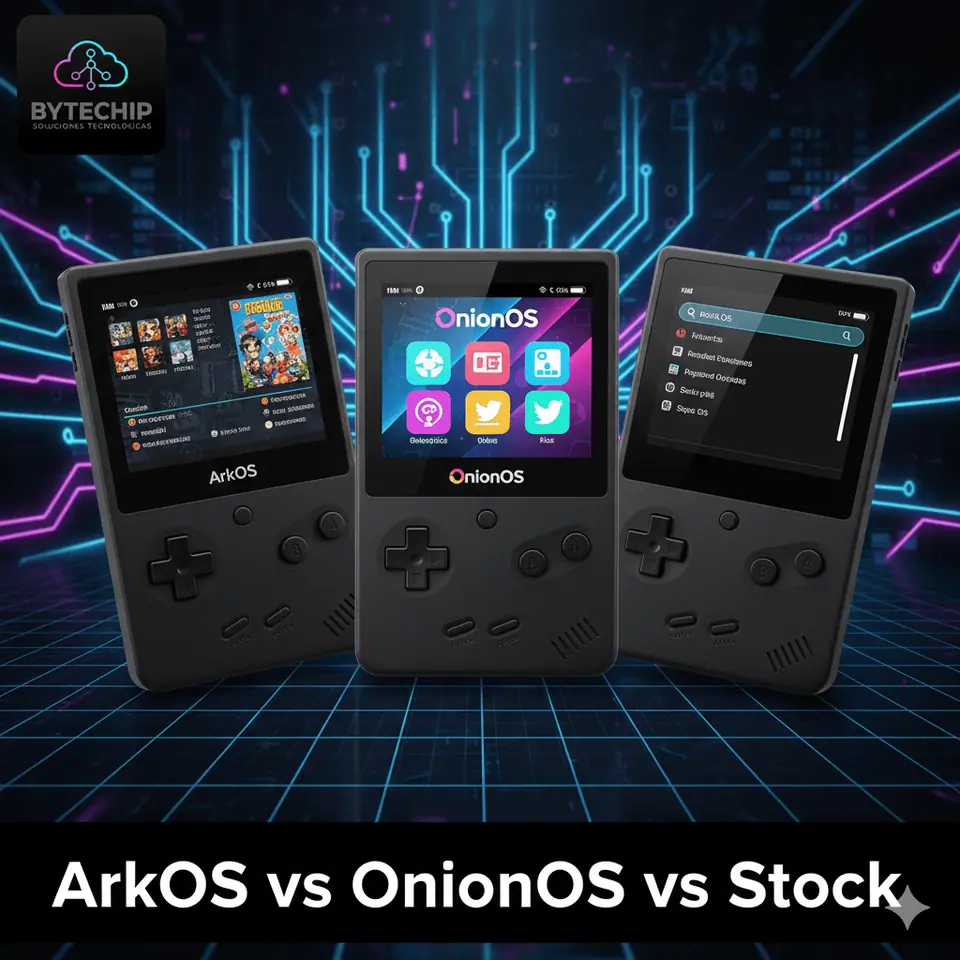 🕹️ ArkOS vs. OnionOS vs. Stock: Guía definitiva de sistemas operativos