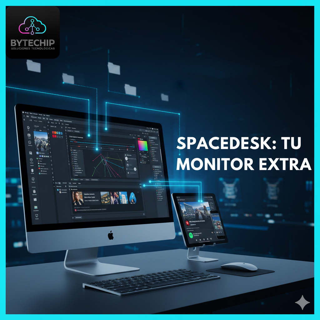 🖥️ SpaceDesk: Convierte tu Tablet o Móvil en un Monitor Extra ¡GRATIS!